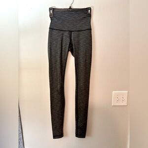 Lululemon High Times Leggings Charcoal Gray Size 4